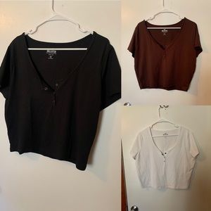 Hollister baby tee bundle!